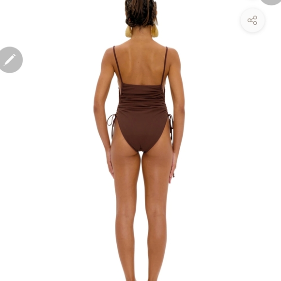 ANDREA IYAMAH HADAN COCOA ONE PIECE SWIMSUIT - Picture 7 of 13